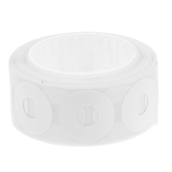 FUTUREORYY White PVC Binder Hole Protector Stickers Self Adhesive Reinforcement Labels