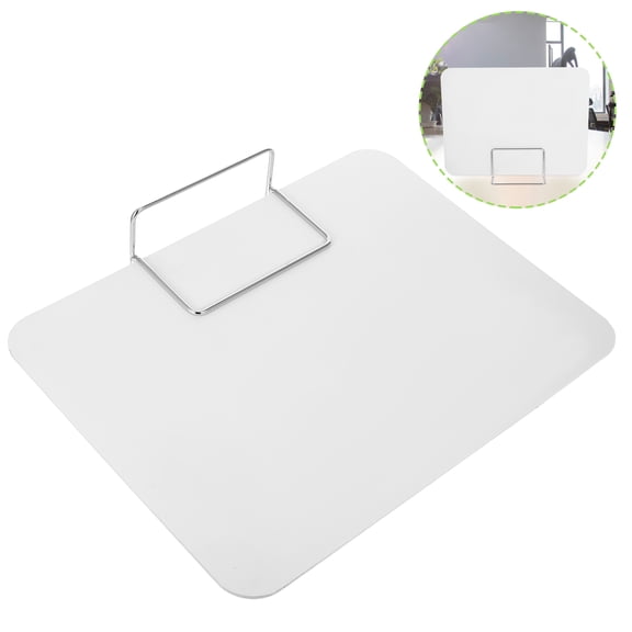 FUTUREORYY White Desk Divider Privacy Panel Plastic Privacy Shield for Classroom and Office Use