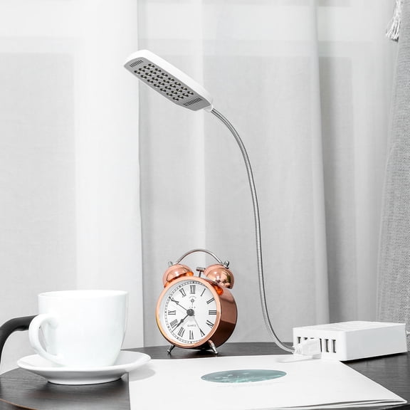 FUTUREORYY White USB Lamp for Laptop with 28 Leds Flicker-Free Eye Protection Lighting