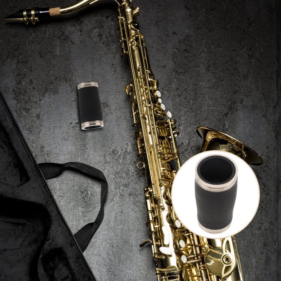 FUTUREORYY Woodwind Instrument Clarinet Tube Black Replacement Part with Precise Pitch for Tuba
