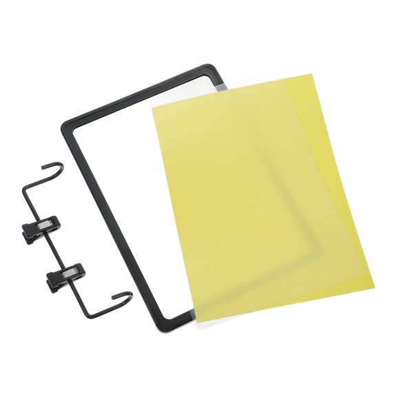FUTUREORYY Double-Sided Writable Plastic Hanging Price Label Board Display Sign for Hotels and Retail Stores