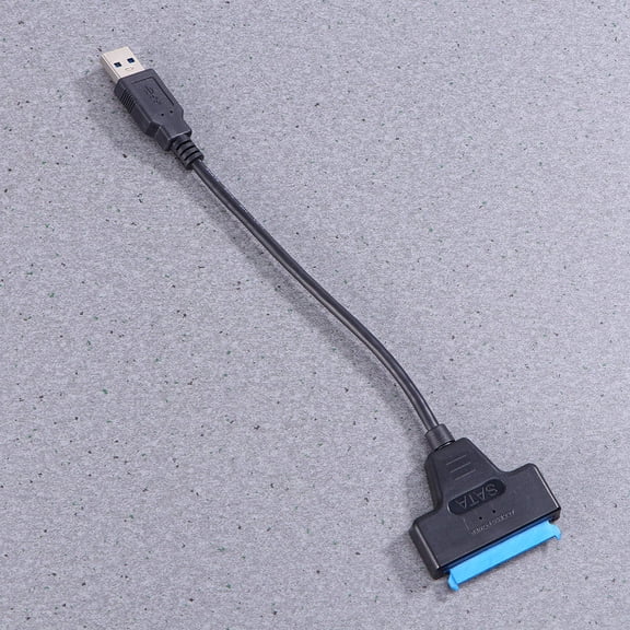 FUTUREORYY USB 3.0 Adapter Cable with UASP Support for Data Storage Devices, Black, 1 Set