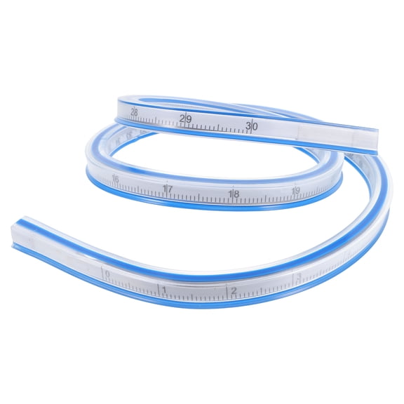 FUTUREORYY sewing supplies Flexible Curve Ruler Multi Plastic 1Pcs Extended Length for Professionals