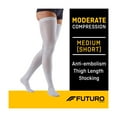 thumbnail image 1 of FUTURO Anti-Embolism Thigh Highs, Unisex, Medium Short, Moderate Compression, 1 of 10