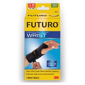 FUTURO Compression Stabilizing Wrist Brace, Left Hand, S/M