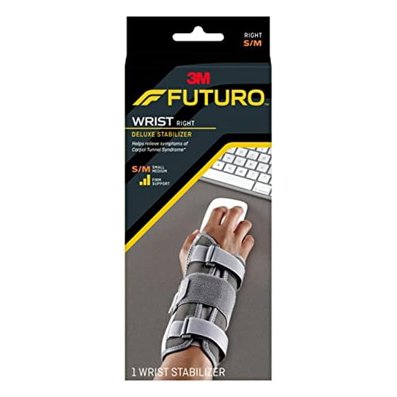 Futuro Deluxe Wrist Stabilizer, Helps Relieve Symptoms of Ca
