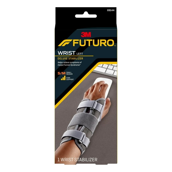FUTURO Deluxe Wrist Stabilizer, S/M, Left Hand