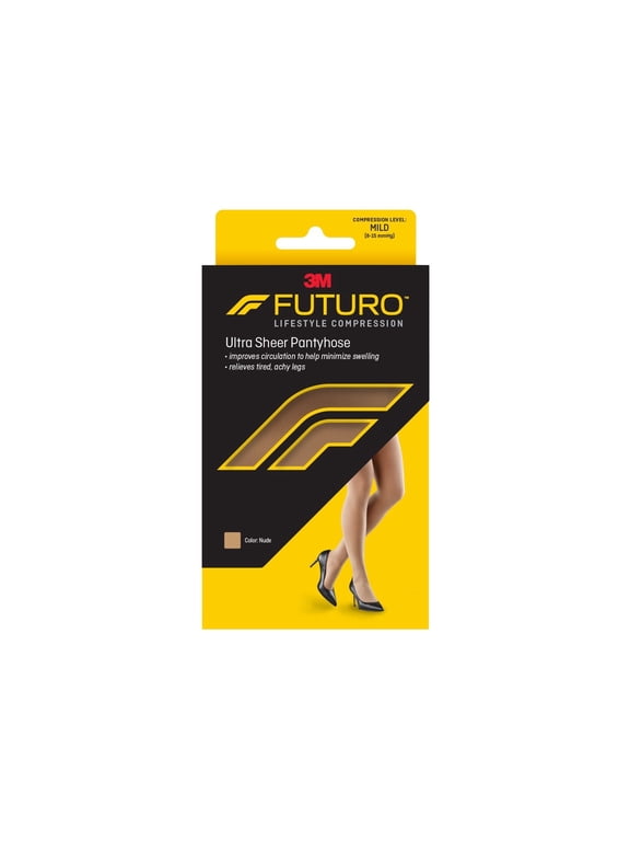 Ultra Sheer Pantyhose, Medium, Mild Compression, Nude, Female