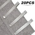 thumbnail image 1 of FUYGRCJ 20PCS Sewing Clips Stainless Steel Hemming Clips Measurement Ruler Quilting Supplies, 1 of 7