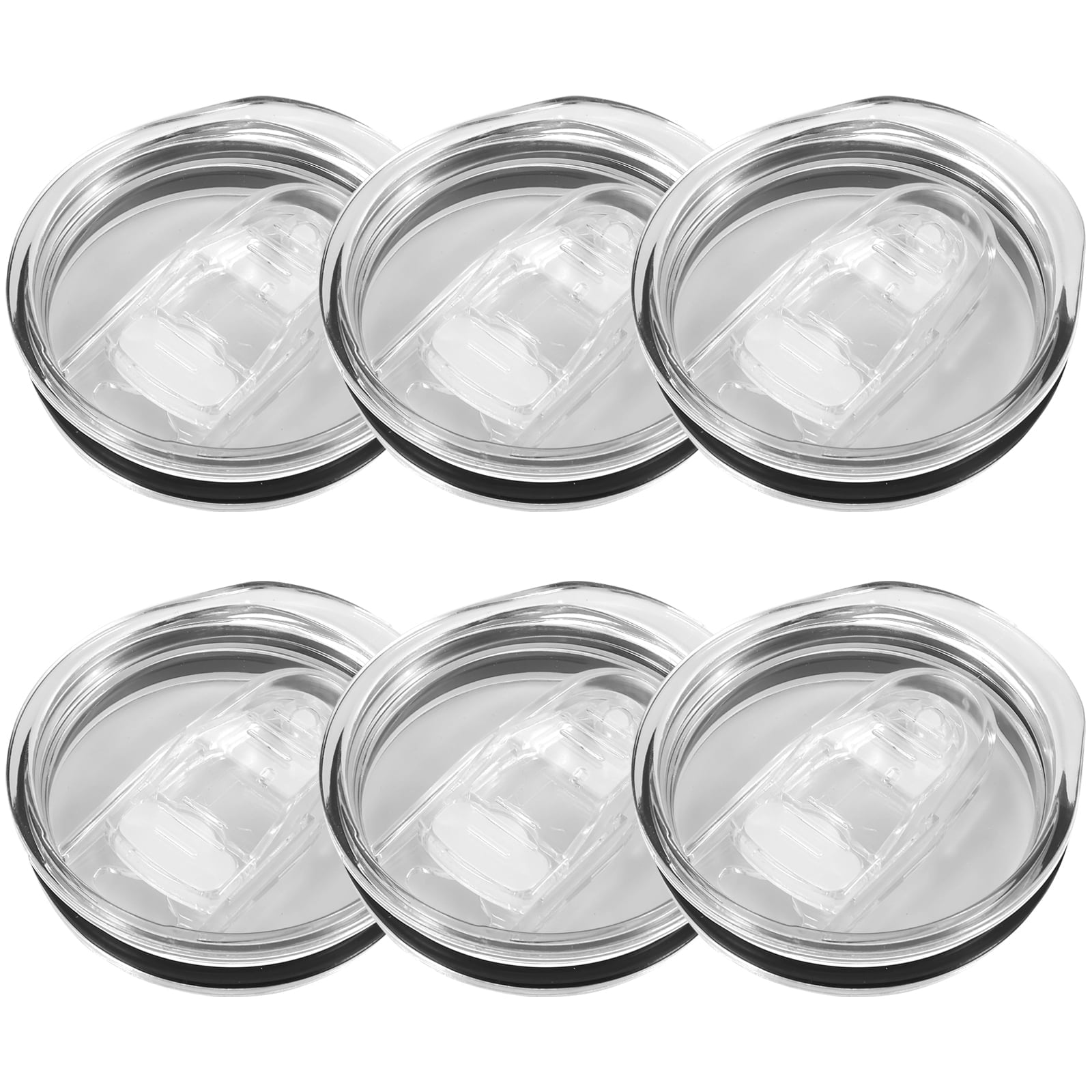 YBB 24 Pcs 20 Oz Skinny Tumbler Replacement Lids - Multi-Colored Spill Proof Lids With Sliding Closure