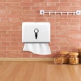 thumbnail image 1 of FUYGRCJ Paper Towel Dispenser, Wall Mounted Napkin Dispenser, Multifold Trifold, Z Fold, C Fold Paper Towel Holder Dispenser, Wall Adhesive or Drilling with Lock for Bathroom Restroom Kitchen, 1 of 11
