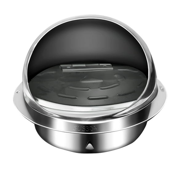 FUYGRCJ Dryer Vent Cover Convenient Round Dryer Vent with Large Opening Versatile Ventilation Outlet Wall Air Vent Dryer Solid Stainless Steel Air Extractor Wall Cover for Home