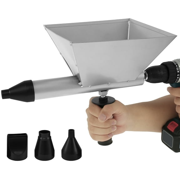 FUYGRCJ Electric Mortar Grouting Machine Sturdy Steel Cement Grout Caulking Machine with 4 Nozzles High Hardness Mortar Applicator Grouting Tool for Wall Floor Home