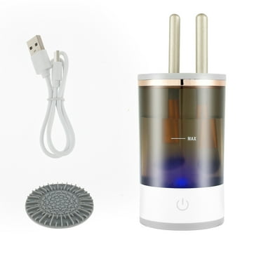FUYGRCJ Makeup Brush Cleaner Machine Rechargeable Electric Makeup Brush Cleaner One Touch Working Cosmetic Brush Cleaner Visual Makeup Brush Spinner Easy to Use Beauty Brush Cleaner