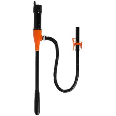 12V Portable Electric Fuel Transfer Pump - 30 GPH For Gasoline & Diesel, For Cars, Boats, RVs