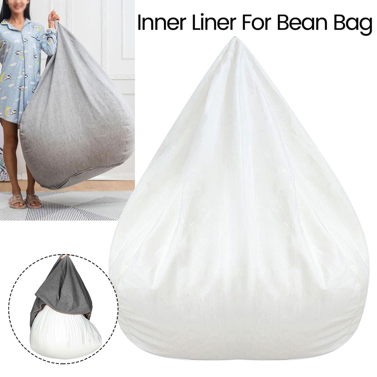 FUYGRCJ Replacement Sofa Inner Liner Removable Lazy Sofa Inner Liner Washable Chair Sofa Inner Fit 80x90cm Sofa Cover for Living Room Bedroom Playroom Dorm Room