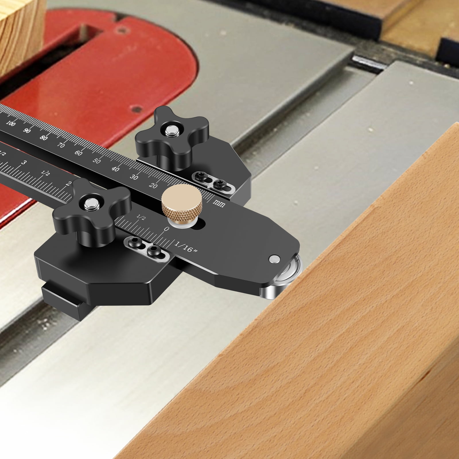 Thin Rip Jig Aluminum Alloy For Precise Woodworking Table Saw Guide