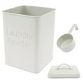 thumbnail image 1 of FUYGRCJ Washing Powder Storage Box, 3L Metal Laundry Detergent Storage Container, Laundry Powder Container Bin with Handle Lid Spoon for Laundry Room Travel, 1 of 10