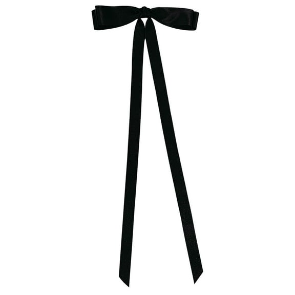 FUYPSE 1PCS Silky Satin Hair Bows Hair Clip Ribbon Accessories Ponytail Holder Hair Bow for Women Teens - 2025 New Arrivals