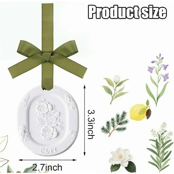 New Car Fragrance Perfume 2026.FUYPSE 2026 New Arrivals 6Pcs Diffuser, Clay disc for Essential Oil ...