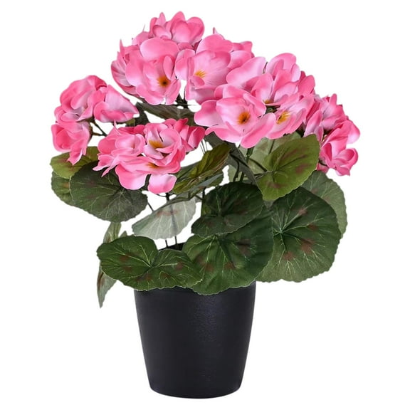 FUYPSE 2026 New Arrivals Artificial Flowers Outdoor Artificial Potted Crabapple Pothos Flowers Vines Plastic Leaves Decorative Potted Artificial Flowers