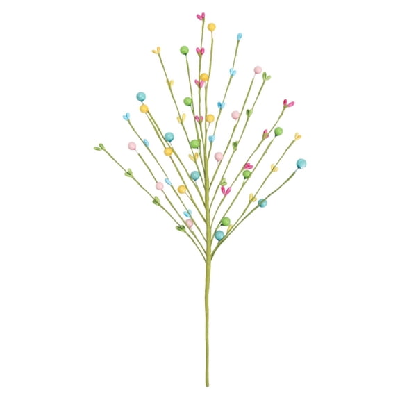 FUYPSE 2026 New Arrivals Artificial Flowers Outdoor Easter Artificial Spring Berry 17 Inch Beaded Picks for Home Vase Filler Easter Table Centerpiece Decor