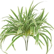 FUYPSE 2026 New Arrivals Artificial Spider Plant Large Fake Greenery Plants , Uv Resistant Outside, Faux Plants Bushes, for indoor Table Outdoor Planter Decor