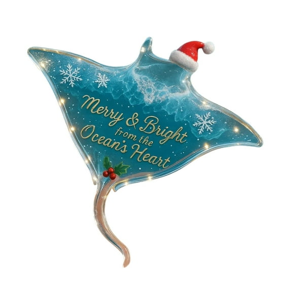 FUYPSE 2026 New Arrivals Ornament Hooks 2D Acrylic Christmas Ornaments Set & Heart Shaped Hanging Decor Festive Holiday Tree Ornaments for Lovers & Christmas