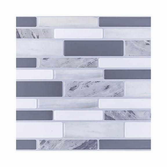 FUYPSE 2026 New Arrivals Self Adhesive 3D Tile Wall Sticker Set Waterproof Sequin Wall Sticker DIY Home Decor for Kitchen Bathroom Living Room Bedroom