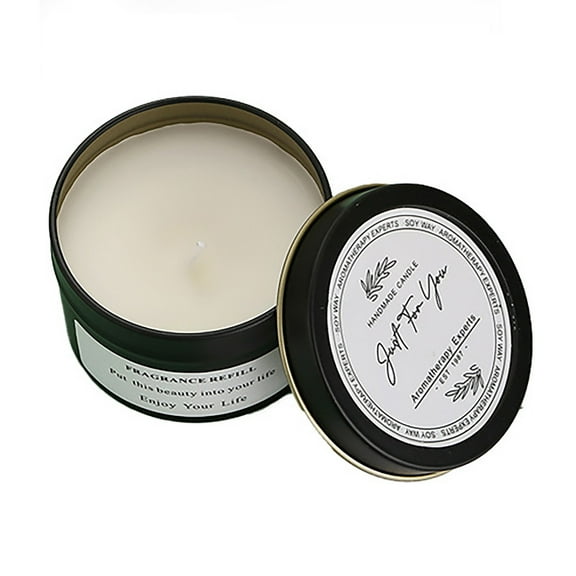 FUYPSE 2026 New Arrivals Soy Wax Blend Travel Candle Tin, Dark Ebony Wood, Douglas Fir and Black Currant Scent, Clean Burning, Lead-Free Wick, 30 Hour Burn