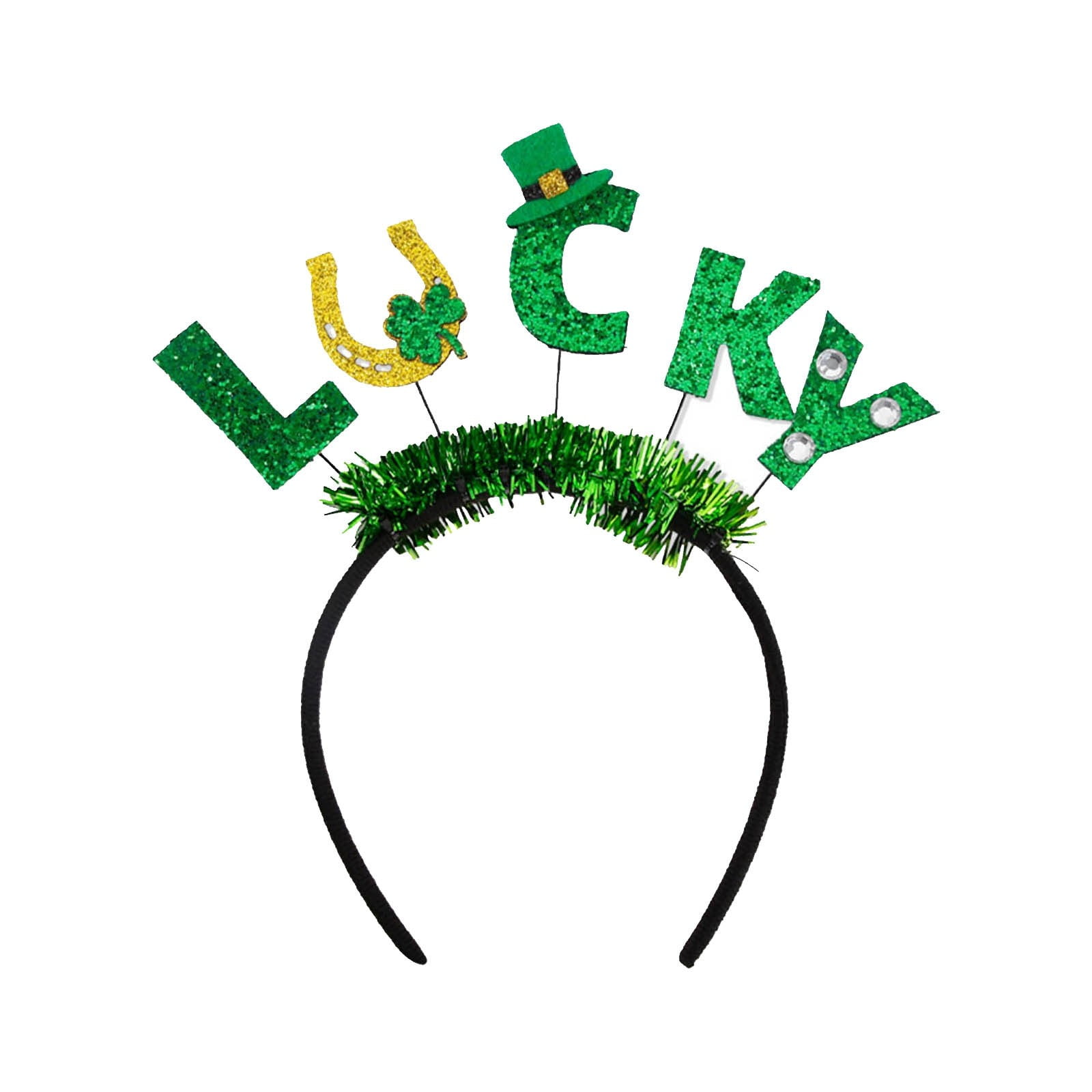 st patricks day headband baby