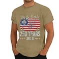 thumbnail image 1 of FUZHIQ 250th Anniversary Shirt Usa Flag Print Lightweight 4th Of July Shirt Retro Crew Neck Short Sleeve T-Shirt, 1 of 5
