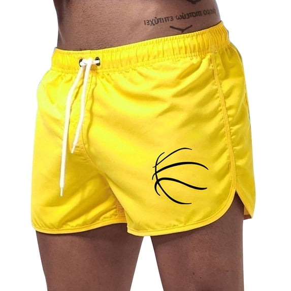 FUZHIQ Big Men's Swim Trunks Lightweight Funny/novelty Print Quick Dry 4th Of July Swim Trunks with Pockets Upf 50+ Sun Protection Beach Shorts Bathing Suits,XXL