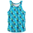 thumbnail image 1 of FUZHIQ Big and Tall Tank Tops for Men Palm Print Loose Fit Round Neck Elastic Tops for Daily Outdoor Wear,L, 1 of 1