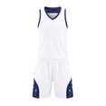 thumbnail image 1 of FUZHIQ Boys Basketball and Shorts 2-Piece Set, V-Neck Sleeveless Athletic Uniform Breathable Quick-Dry Sportswear,3-16 Years, 1 of 6