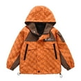 thumbnail image 1 of FUZHIQ Boys Jacket Lightweight Windbreaker Hooded Raincoat for Kids Age 6-15 Comfortable Outdoor Spring Autumn Casual Coat, 1 of 6