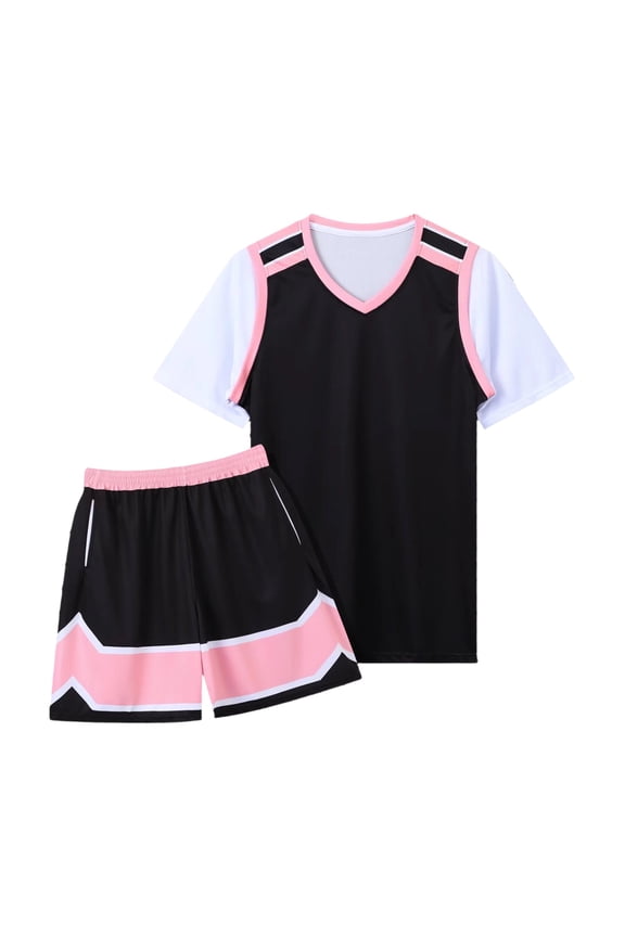 Children's football uniform set, boys and girls training short-sleeved youth team uniform for kids,3-16 Years