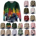 thumbnail image 1 of FUZHIQ Christmas Sweater Women Fashionable Holiday Party Sweater Classic Fit Holiday Christmas Sweater Party Outfit for Ladies, 1 of 6