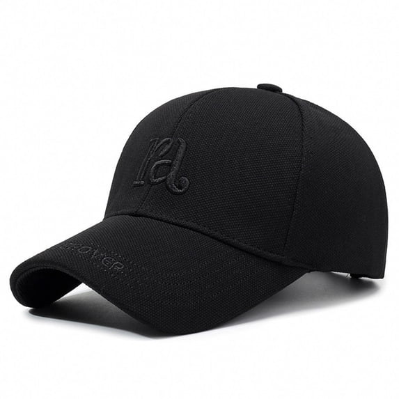 FUZHIQ Classic Embroidered Letter Baseball Cap Adjustable Curved Brim Casual Fashion Daily Wear Hat for Men Women