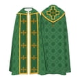 thumbnail image 1 of FUZHIQ Clergy Vestments Chasuble Cross Robe Priest Cloak Catholic for Christmas Mass Halloween Cos, 1 of 2