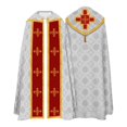 thumbnail image 1 of FUZHIQ Clergy Vestments Chasuble Cross Robe Priest Cloak Catholic for Christmas Mass Halloween Cos, 1 of 2