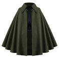 thumbnail image 1 of FUZHIQ Cloak Cape Halloween Short Cape Gothic Performance Larp, 1 of 4