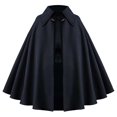 thumbnail image 1 of FUZHIQ Cloak Cape Halloween Short Cape Gothic Performance Larp, 1 of 4