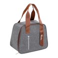 thumbnail image 1 of FUZHIQ Dual Compartment Insulated Lunch Tote Bag for Ages 3rd 4th 5th 6th Grade Portable Handheld Food Carrier Back to School Daily Picnic, 1 of 3