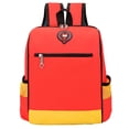 thumbnail image 1 of FUZHIQ Elementary School Backpack Bright Tone Side Storage Pockets Adjustable Straps Lightweight Bookbag for 2nd 3rd 4th 5th Grade Back to School, Orange, 1 of 3