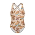 thumbnail image 1 of FUZHIQ Girls One Piece Swimsuits Bathing Suit for Girls Summer Beach Kids Sport Swimwear,11-12 Years, 1 of 3