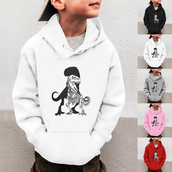 FUZHIQ Girls Oversized Hoodies Pullover Sweatshirts Kids Fashion Casual Outfits Fall Winter Clothes for 9-10 Years