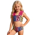 thumbnail image 1 of FUZHIQ Girls Two Pieces Swimsuits Cute Ruffle Bikini Set Hawaiian Beach Sport Bathing Suit Set Pool Swimwear,2-3 Years, 1 of 6