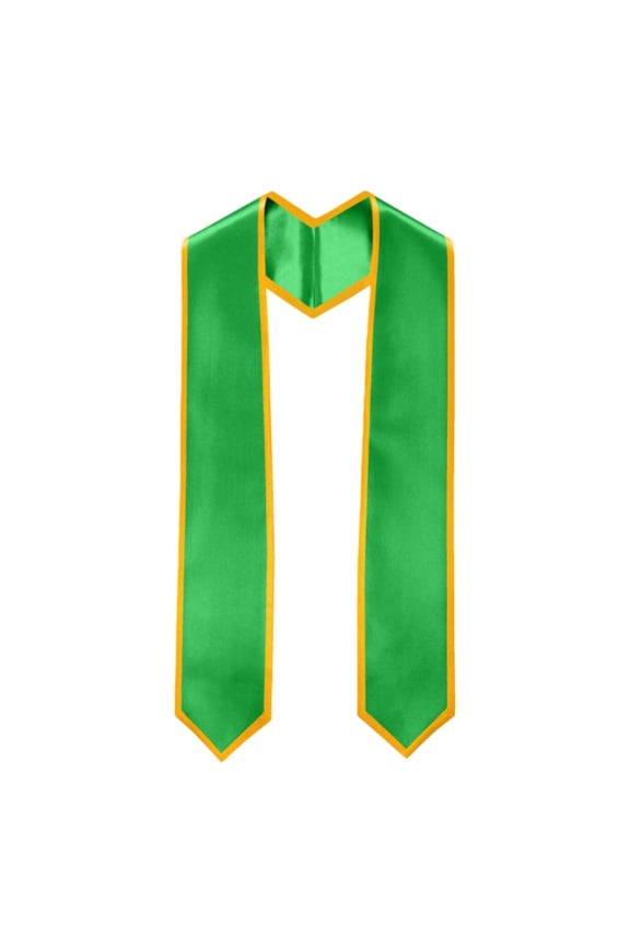 Graduation Stole 2026, Trimmed Edge Satin Academic Sash for Graduation Gown, Unisex Stole for Graduation Academic Events, Multi Colors,S