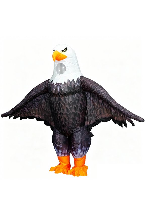 Halloween Inflatable Eagle Mascot for Adult Blow up Eagle Funny Outfit